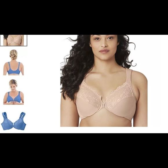 Glamorise Other - Glamorise Full-Figure Wonderwire Front Close Bra 36D